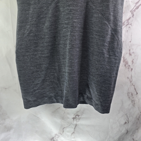 Title Nine Dress Women Large Gray Passport Zip Tank Mini Vest Pockets Zip Tunic - Picture 7 of 11